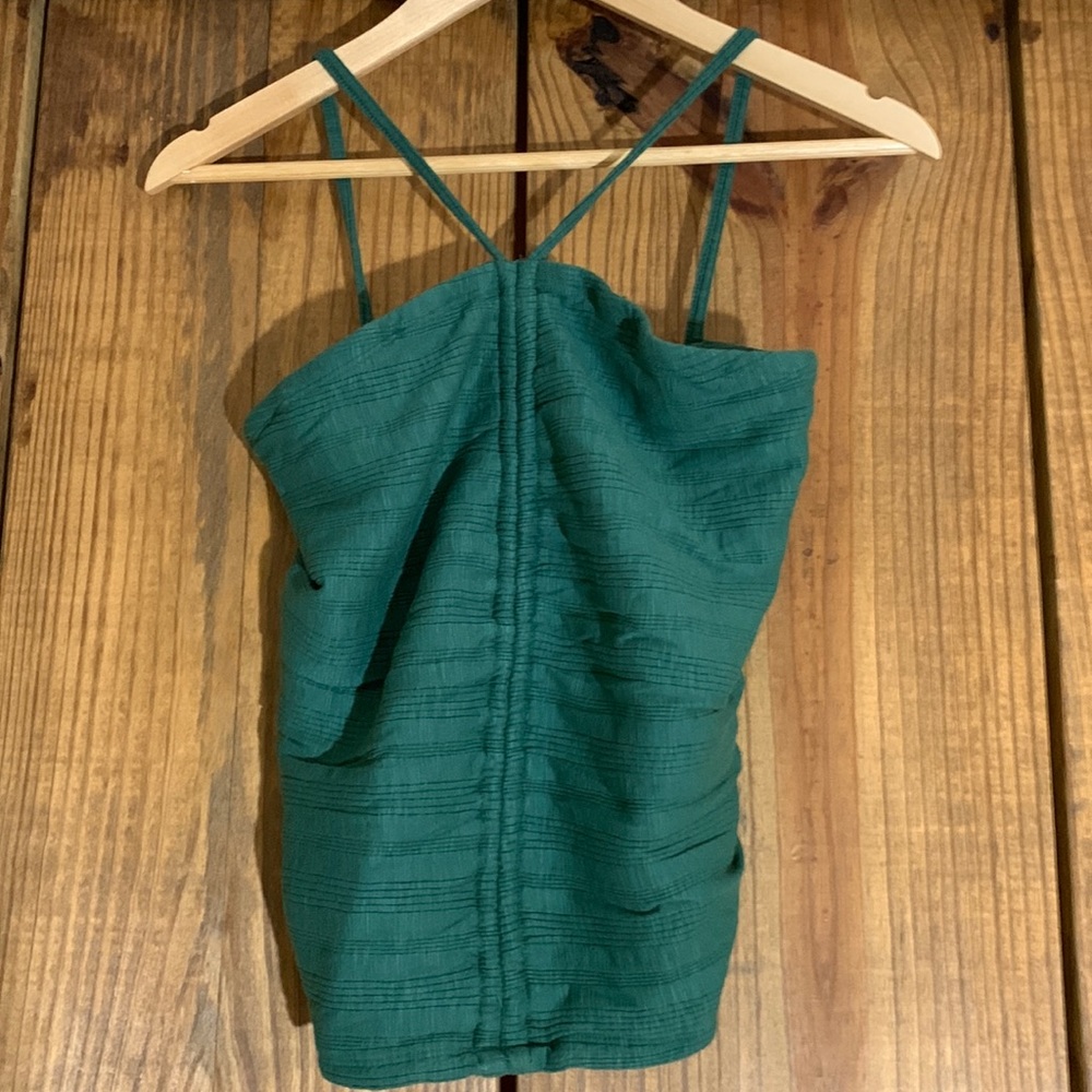 Anthropologie Pilcro Rouched Ribbed Halter - Picture 3 of 7